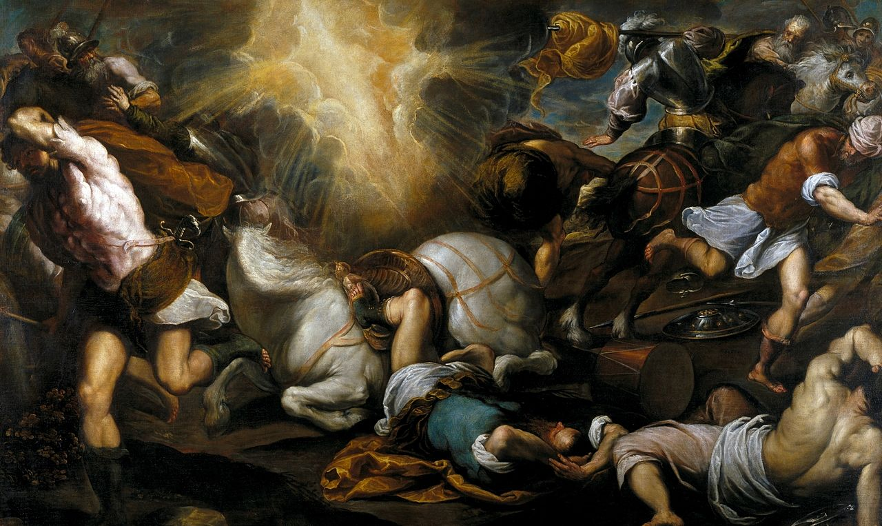 The Conversion of Saint Paul by Palma il Giovane, 1595.